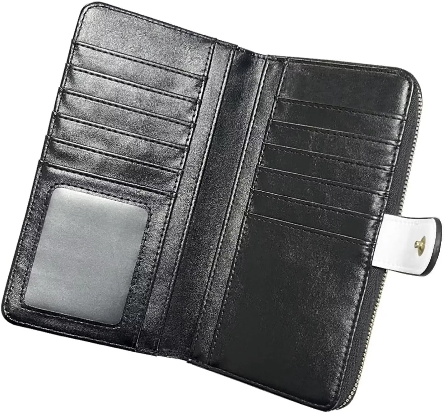 Custom Design Women Wallet RFID Blocking Zip Around Clutch Women Leather Cell Phone Case Credit Card Holder