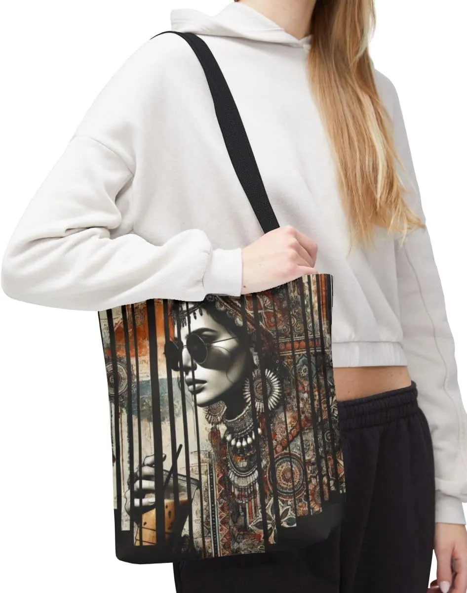 Customizable Tote Bags for Women-Bollywood Lover Tote Bags-Custom Name or Text Print Chai Lover Gift Totes