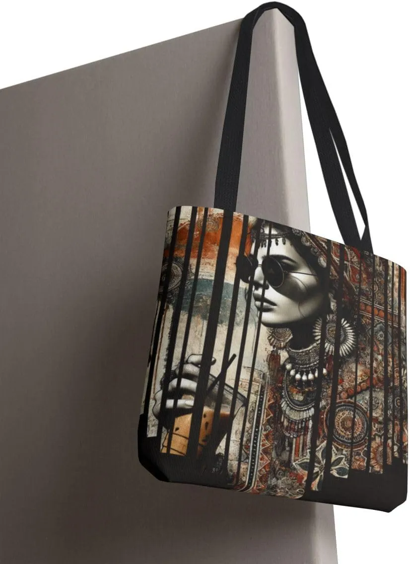 Customizable Tote Bags for Women-Bollywood Lover Tote Bags-Custom Name or Text Print Chai Lover Gift Totes
