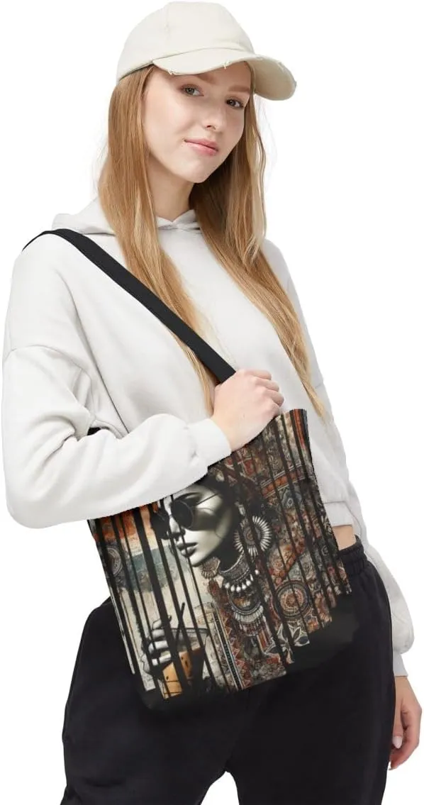 Customizable Tote Bags for Women-Bollywood Lover Tote Bags-Custom Name or Text Print Chai Lover Gift Totes