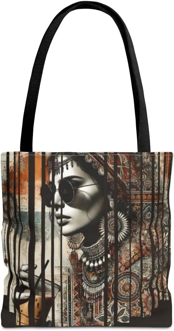 Customizable Tote Bags for Women-Bollywood Lover Tote Bags-Custom Name or Text Print Chai Lover Gift Totes
