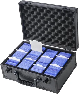 D DACCKIT Toploaders Storage Box - Hard Case for 3" x 4" 35pt Rigid Card Holders for Trading Cards & Sports Cards (Fits Top Loaders and Magnetic Card Holders)