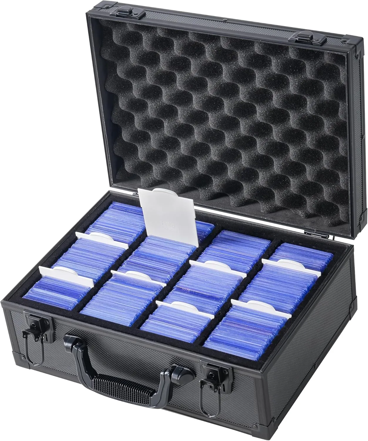 D DACCKIT Toploaders Storage Box - Hard Case for 3" x 4" 35pt Rigid Card Holders for Trading Cards & Sports Cards (Fits Top Loaders and Magnetic Card Holders)