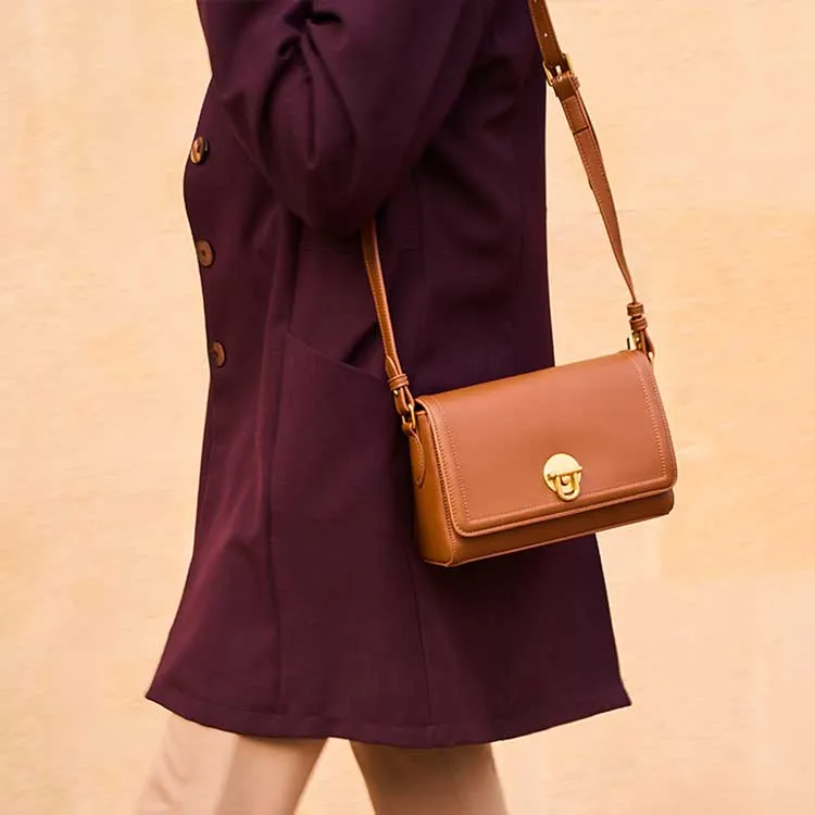Dazzle By Sarah - Novu (Brown) Cross Body Bags