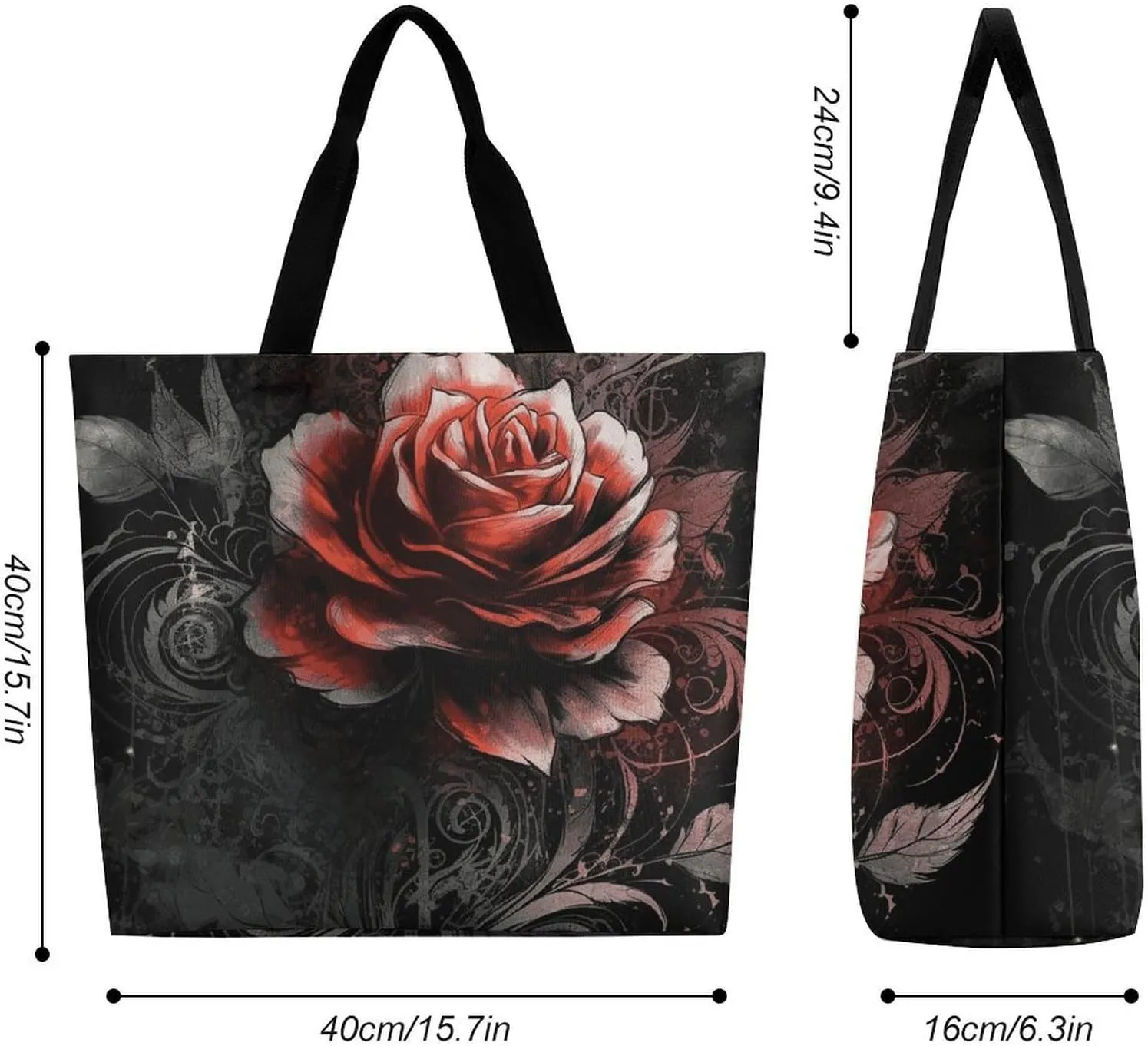 Depict A Leopard Beach Bag Reusable Tote Bag Foldable Grocery Bags Women Shopping Bags for Daily Essentials