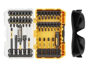 DEWALT DT70740T FlexTorq Bit Set, 38 Piece   Safety Glasses