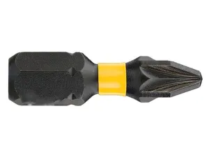 DEWALT Impact Torsion Bits Pz2 25Mm Pack Of 5
