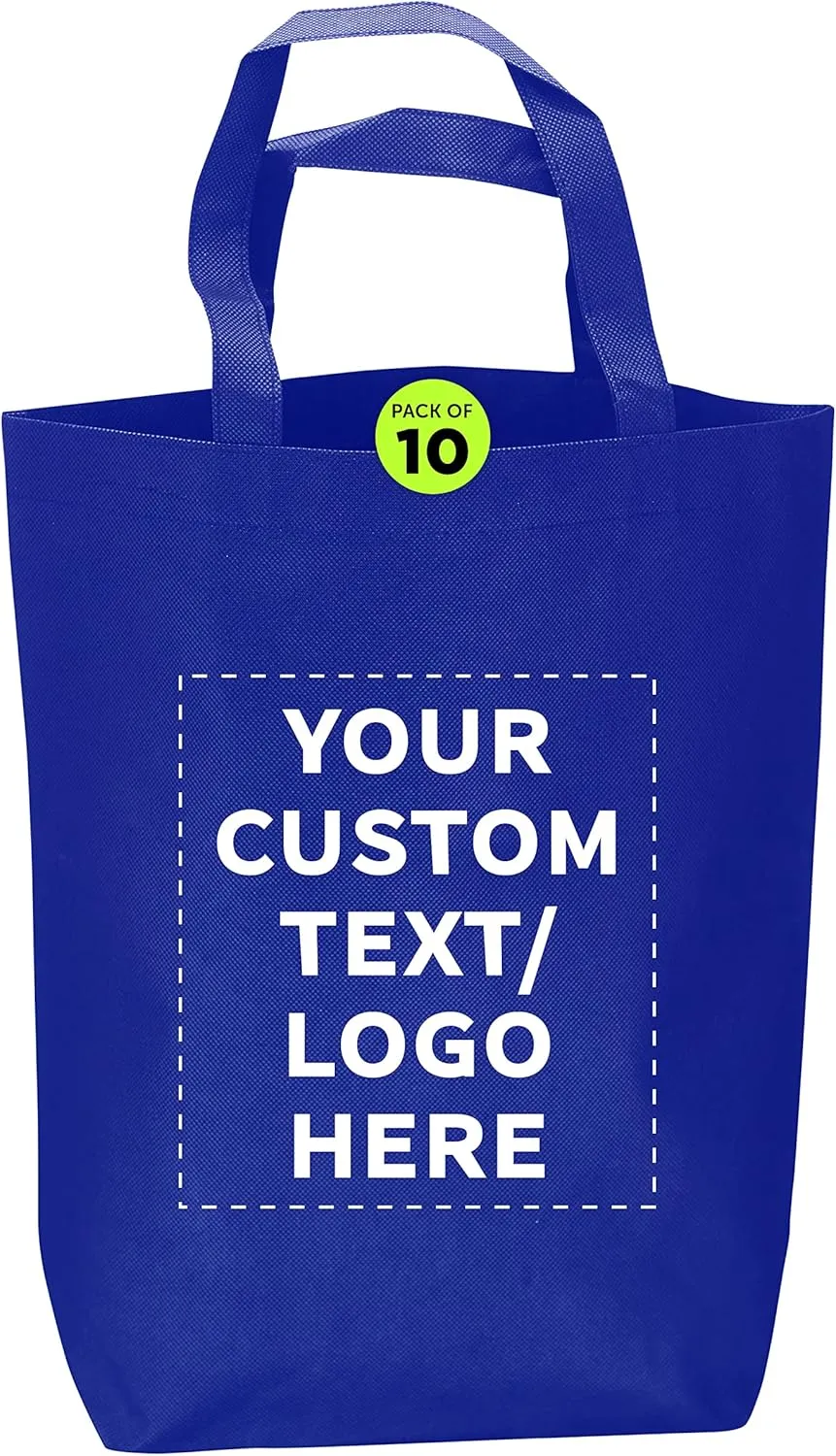 DISCOUNT PROMOS Large Reusable Heavy Duty Tote Bag - Beach Shopping Bag