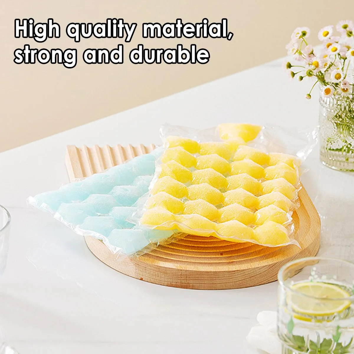 Disposable Ice Pack Bag Water Injection Ice Cube Mold 100PCS