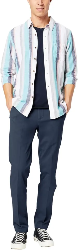 Dockers Men's Slim Fit Workday Khaki Smart 360 Flex Pants