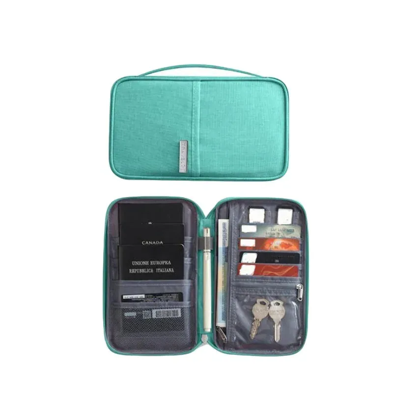Document Organizer Briefcase A4 Folder Holder Men's Women's Bag Cover Purse Passport Home Safe Functional File Storage Case