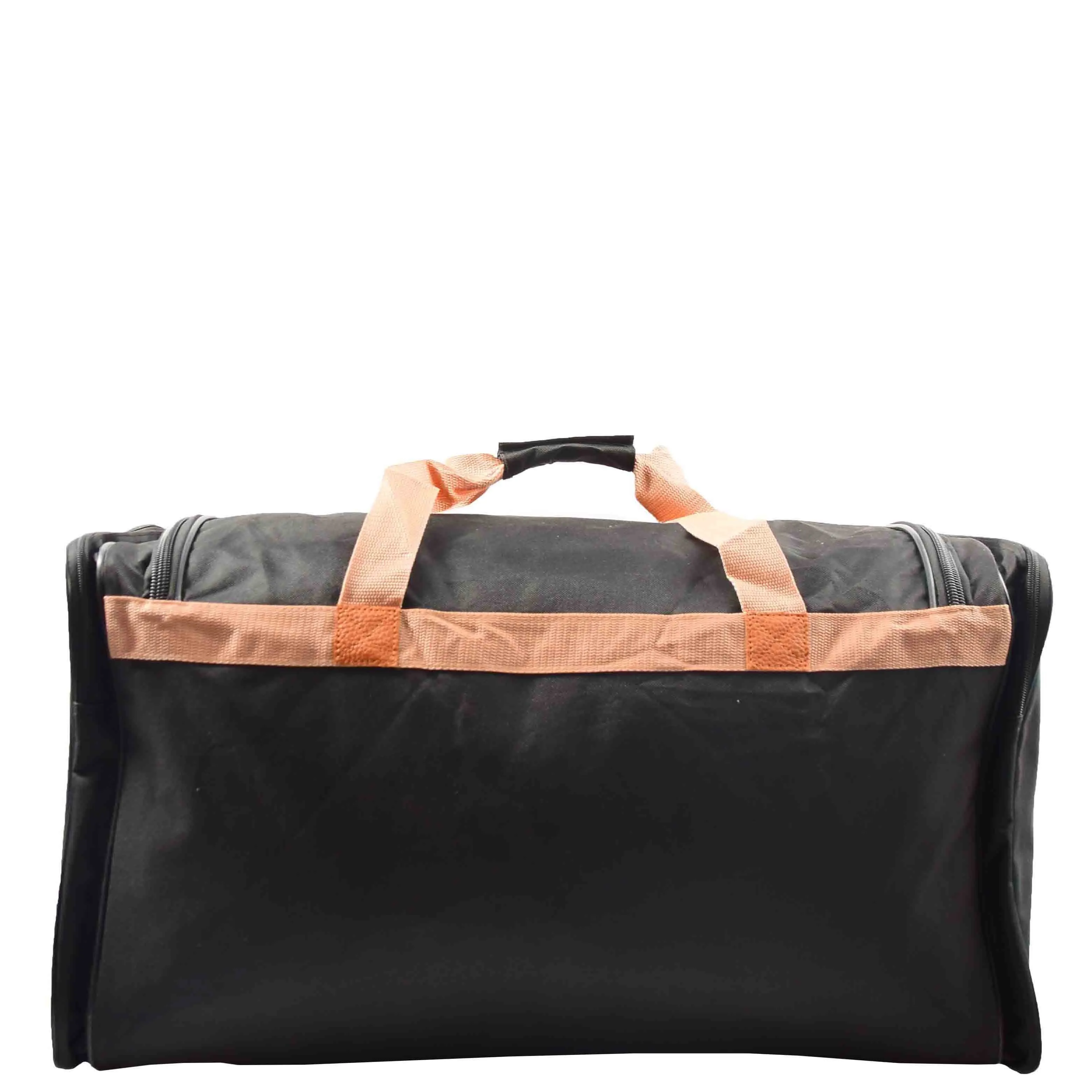 DR610 Large Sized Weekend Luggage Travel Holdall Duffle Black