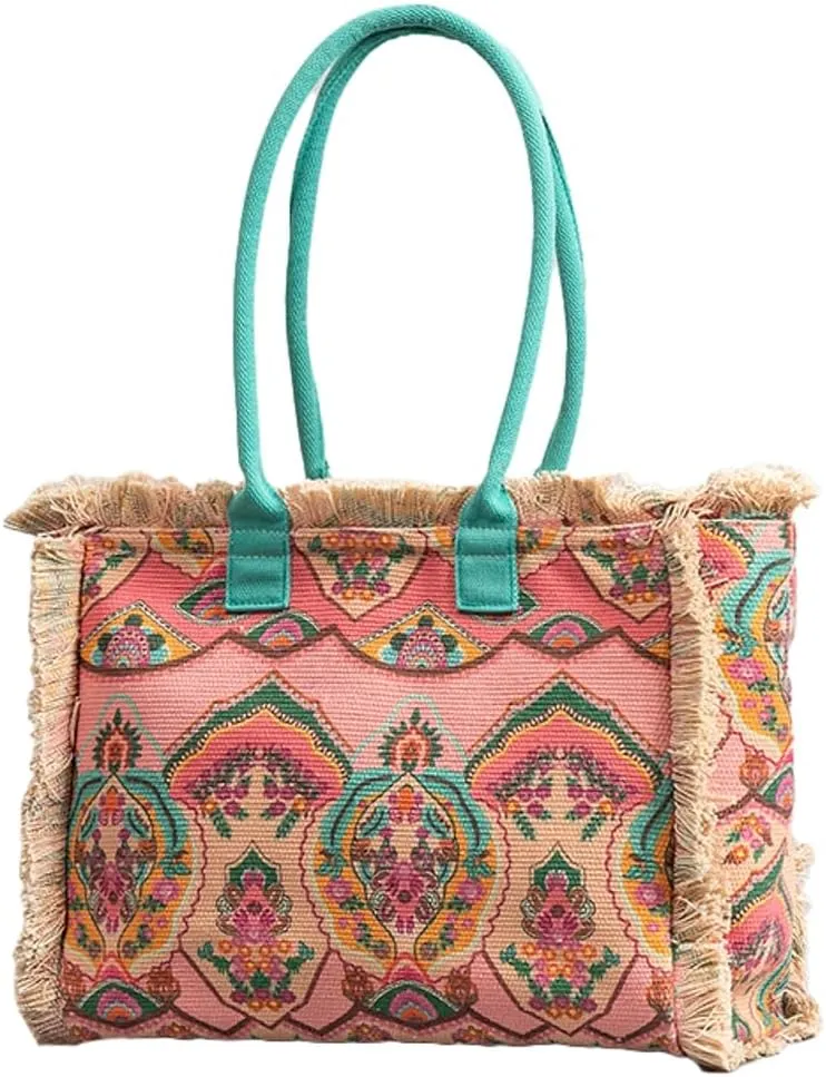 Epsion Large Canvas Tote Bag for Women Crossbody Purse Handbag Shoulder Bag Travel Messenger Gym Totes 2025