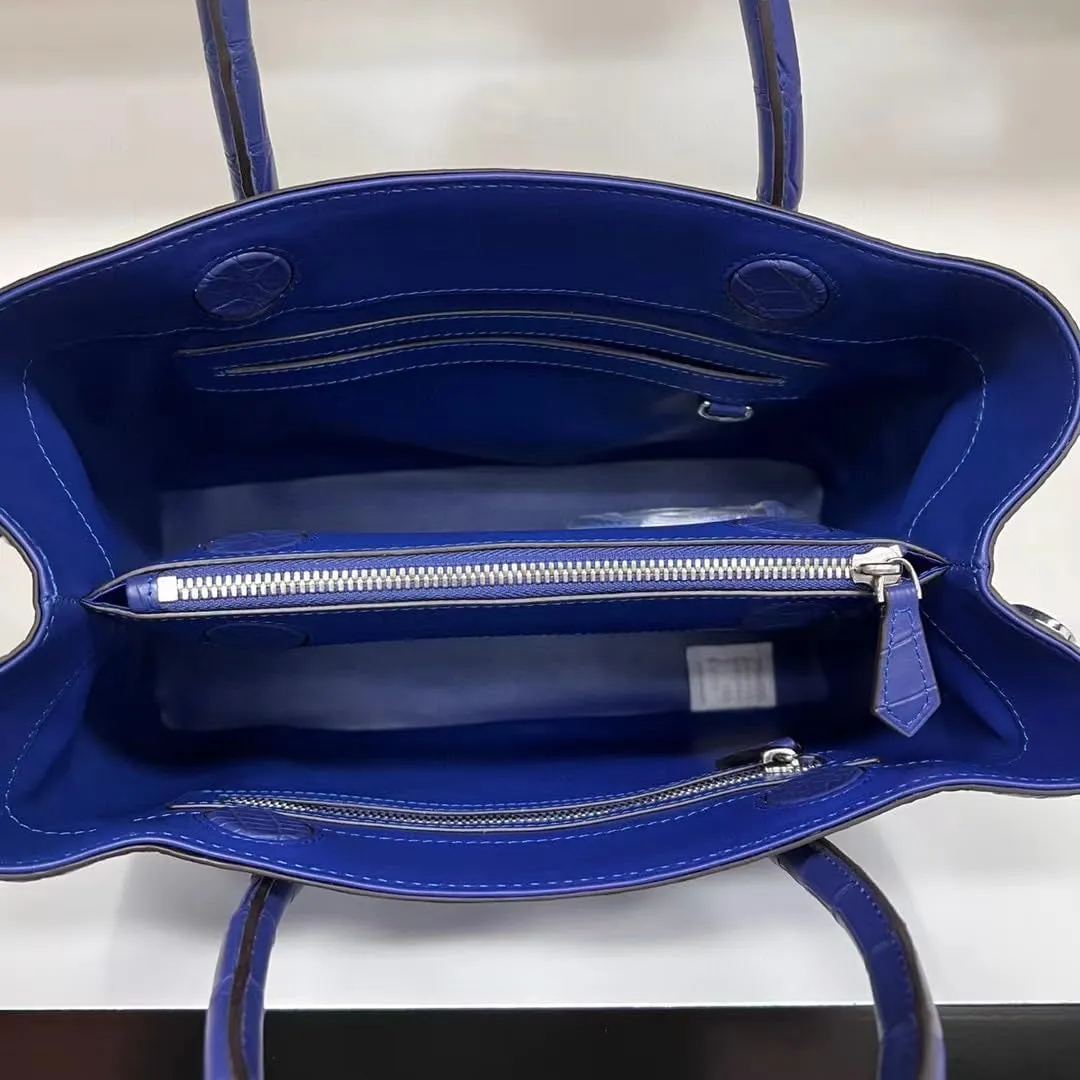 Exotic Genuine Crocodile Skin Women Handbag Authentic Alligator Leather Lady Large Shoulder Bag Female Work Purse