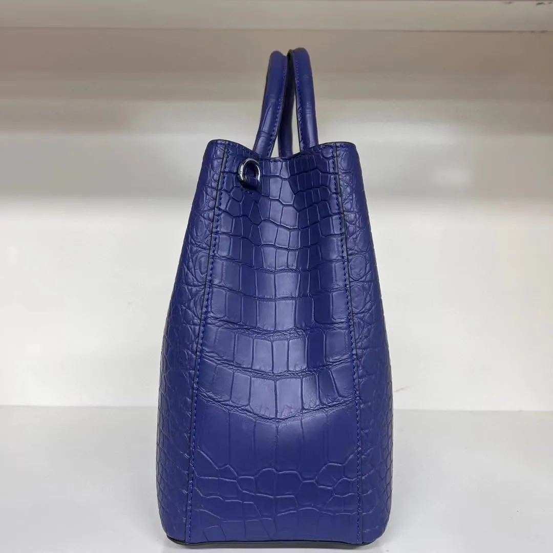 Exotic Genuine Crocodile Skin Women Handbag Authentic Alligator Leather Lady Large Shoulder Bag Female Work Purse