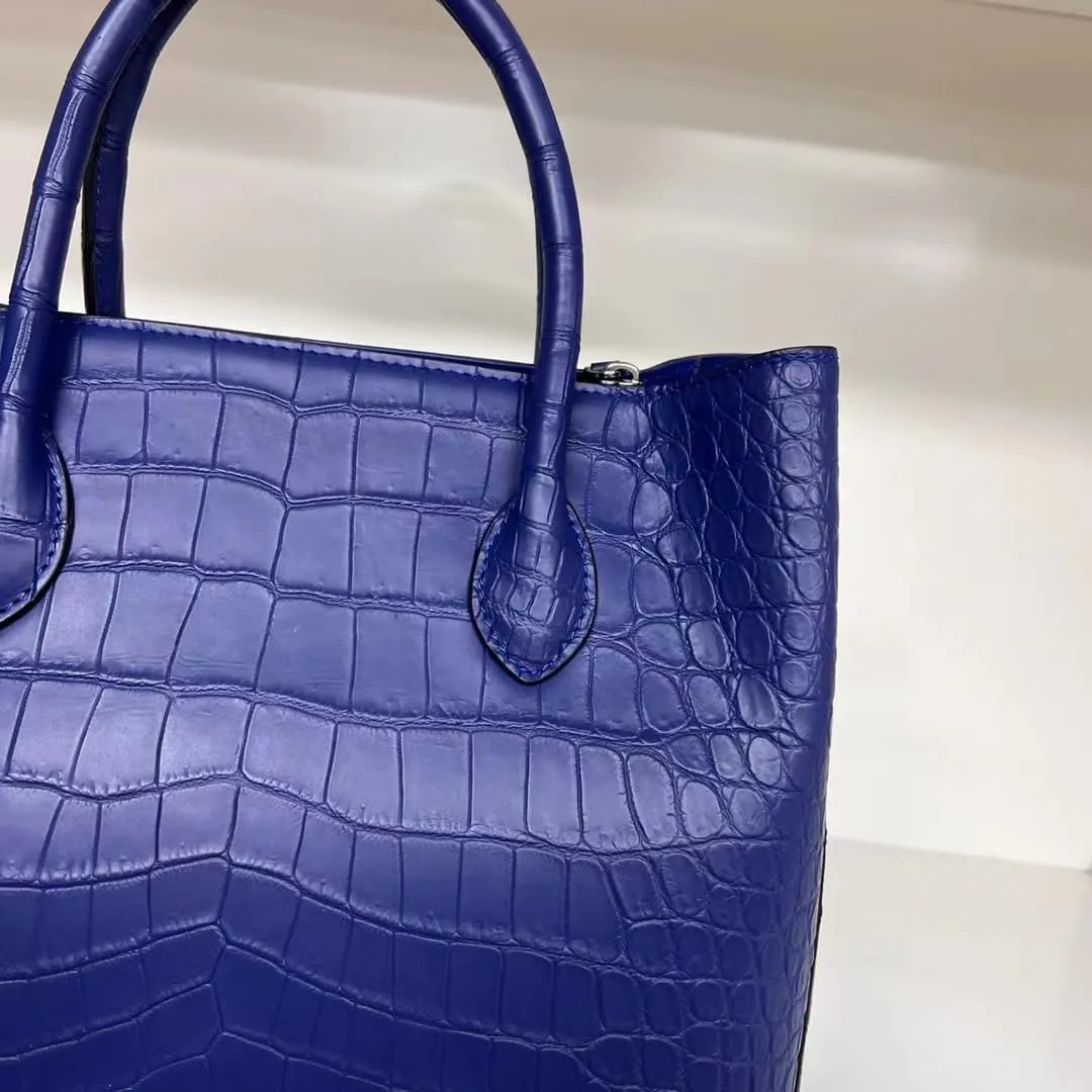 Exotic Genuine Crocodile Skin Women Handbag Authentic Alligator Leather Lady Large Shoulder Bag Female Work Purse
