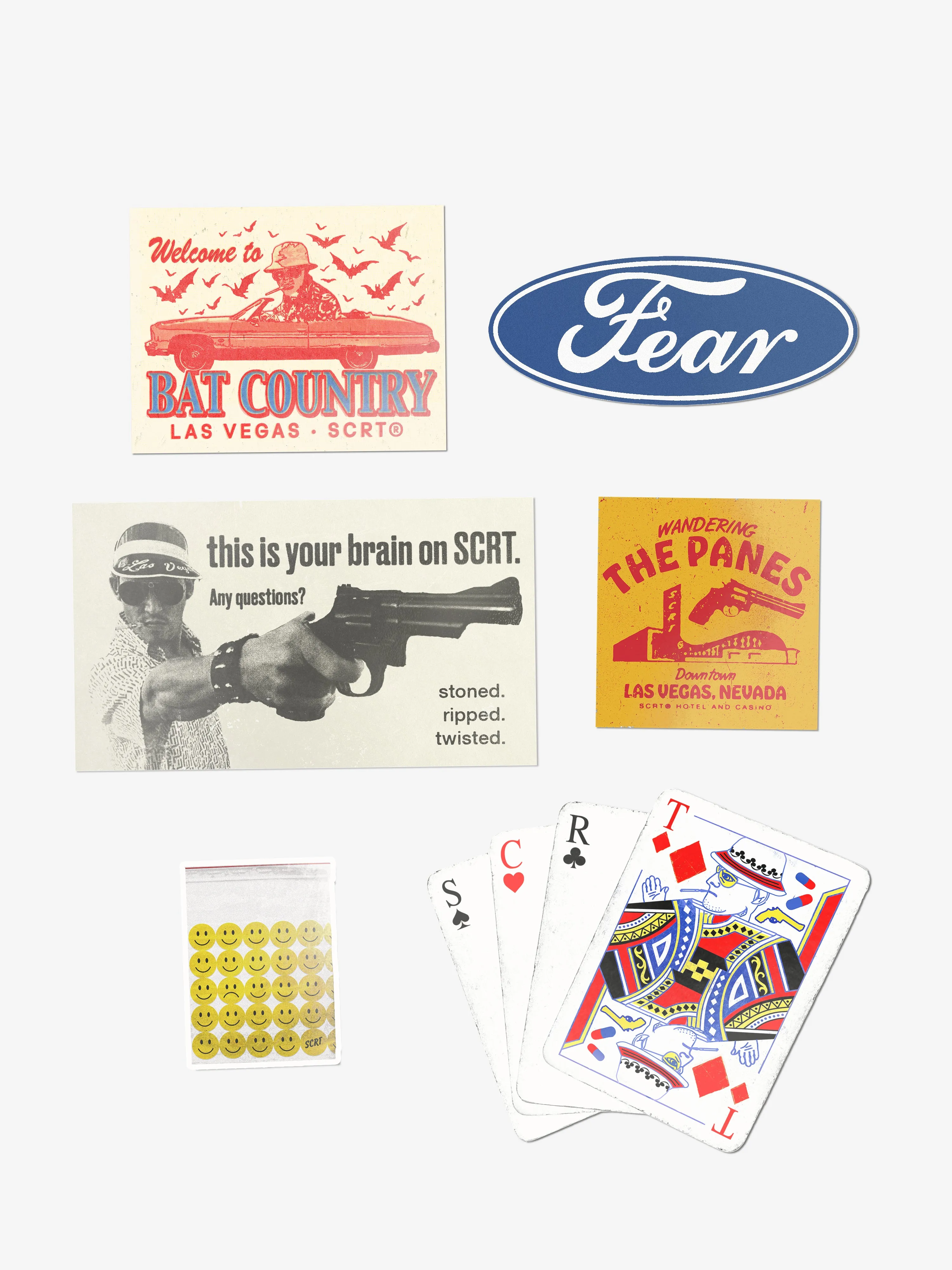 Fear And Loathing Sticker Set