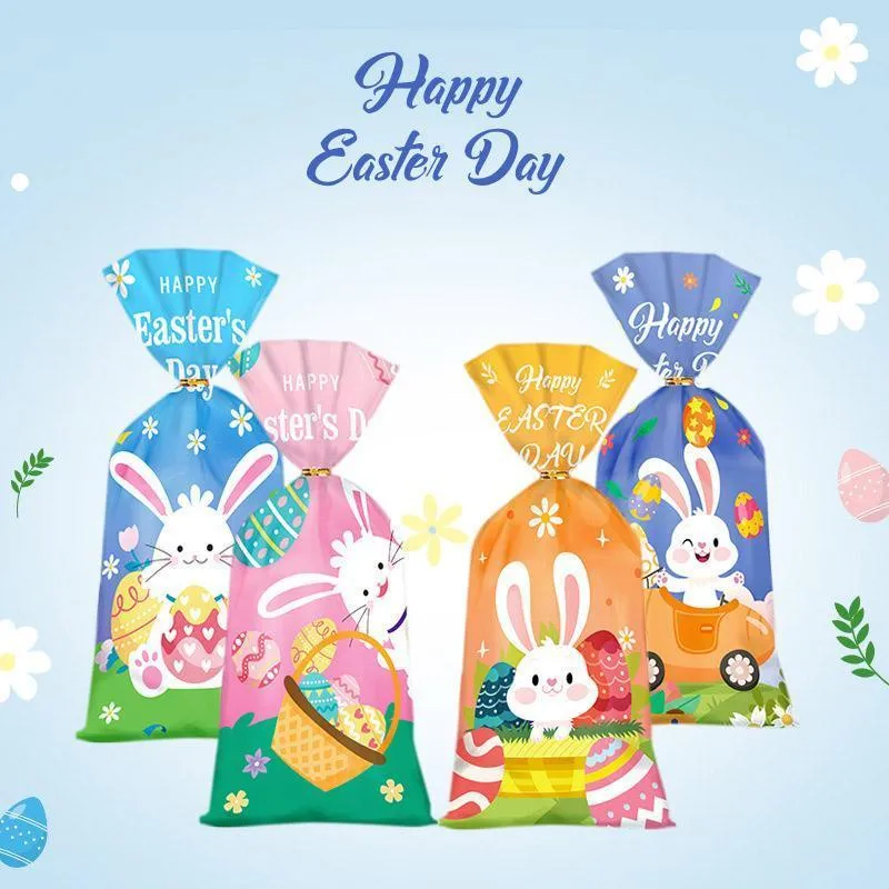 Festive Easter Cookie Bags OPP 150PCS