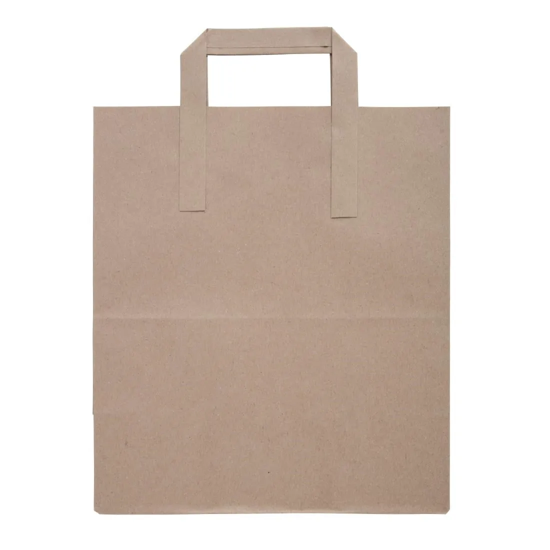 Fiesta Recyclable Brown Paper Bag with Handles Large (250 Pack)