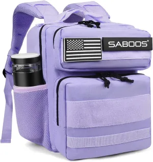Fitness Backpack Military Tactical Backpacks for Women 15L Travel Work Pack Bag Gym Outdoor Rucksack with Molle Purple