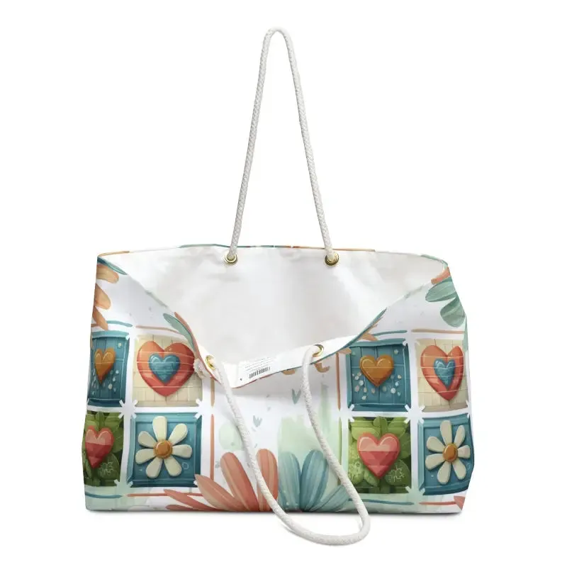 Floral Pattern Weekender Bag for Stylish Escapes