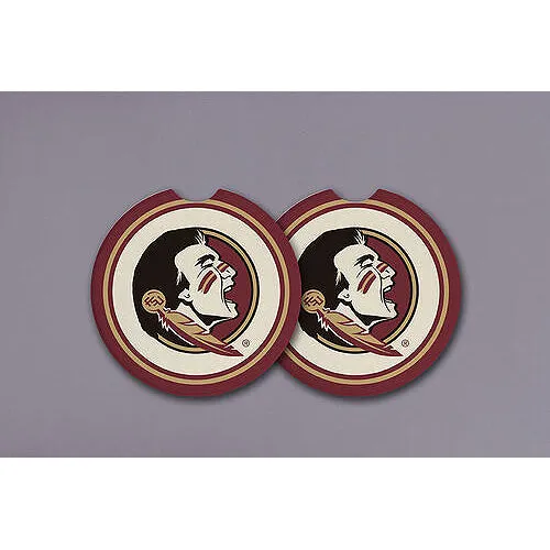 Florida State University Car Coasters set of 2