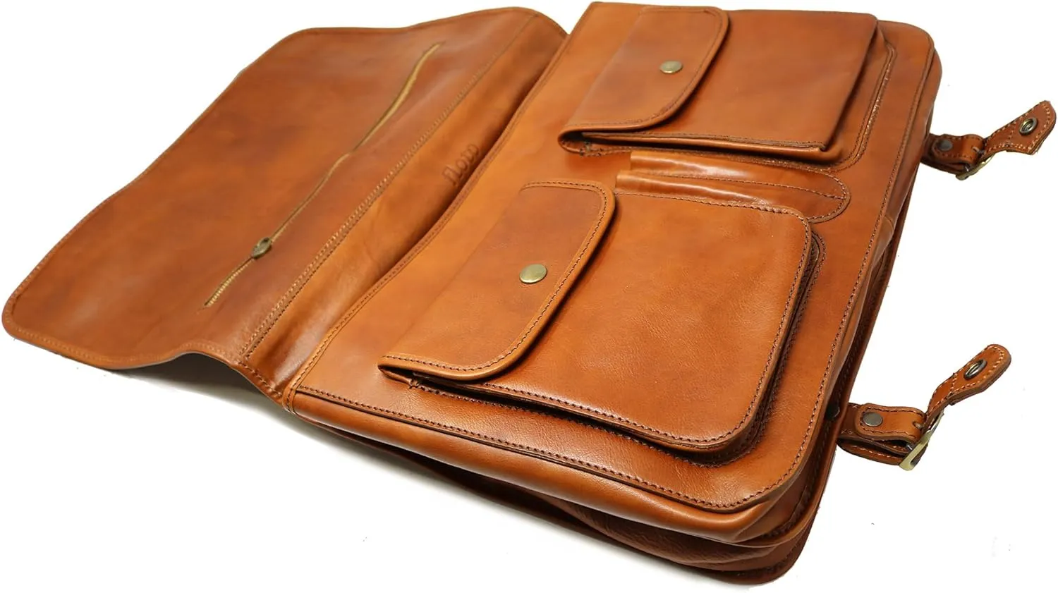 Floto Piazza Leather Messenger Bag – Italian Handmade Briefcase for Men & Women