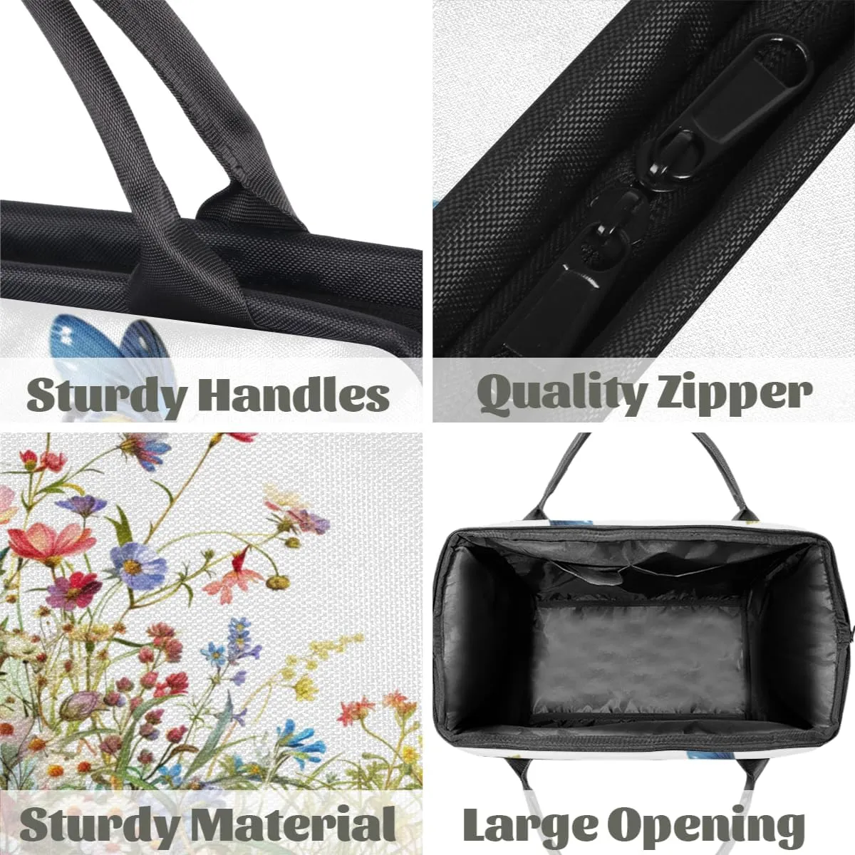 Flowers Floral Small Overnight Weekender Tote Bag for Women Men Foldable Travel Duffel Bags Lightweight Sports Gym Bag Waterproof Carry On Luggage Weekender Bag for Traveling Gifts