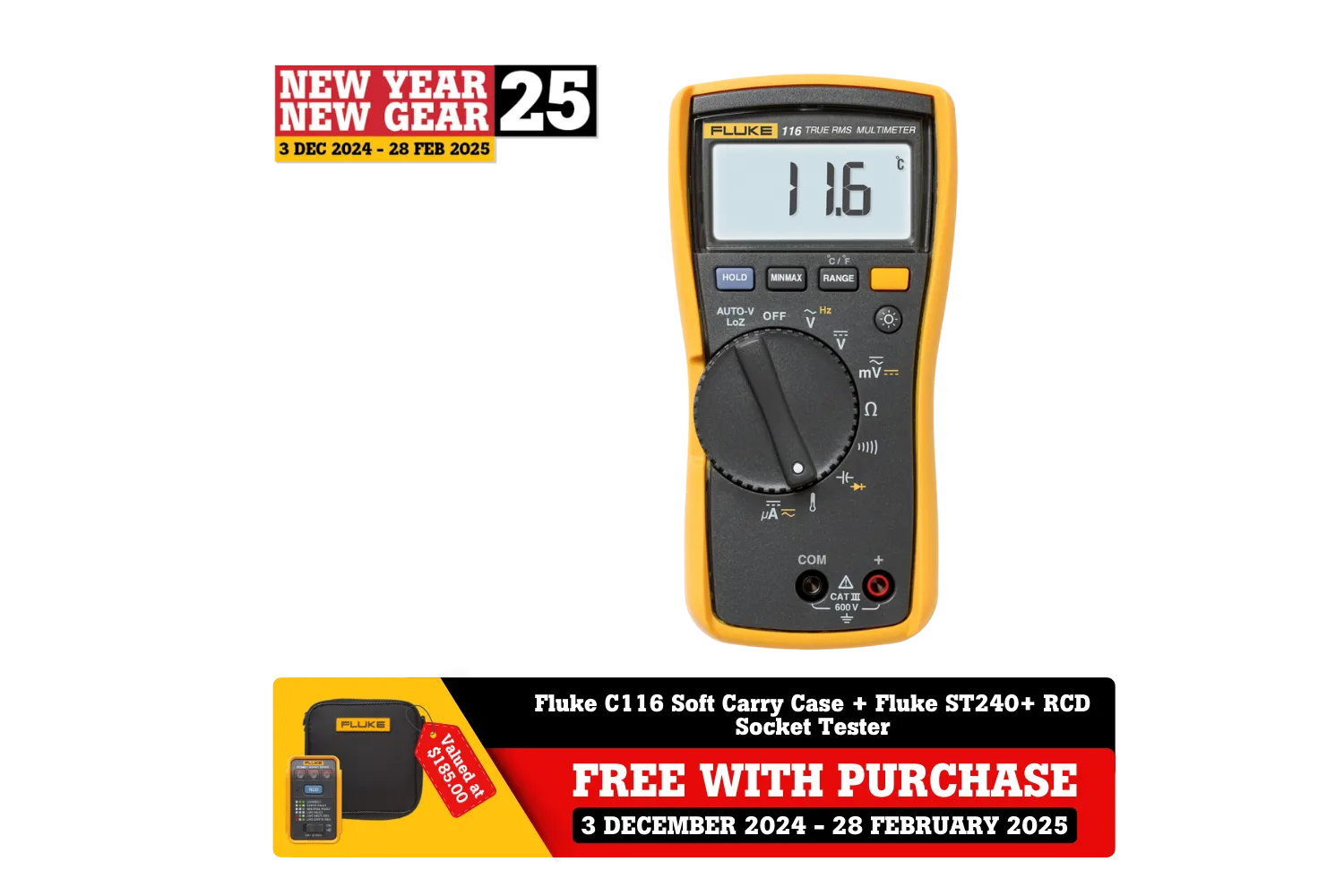 Fluke 116 HVAC Multimeter