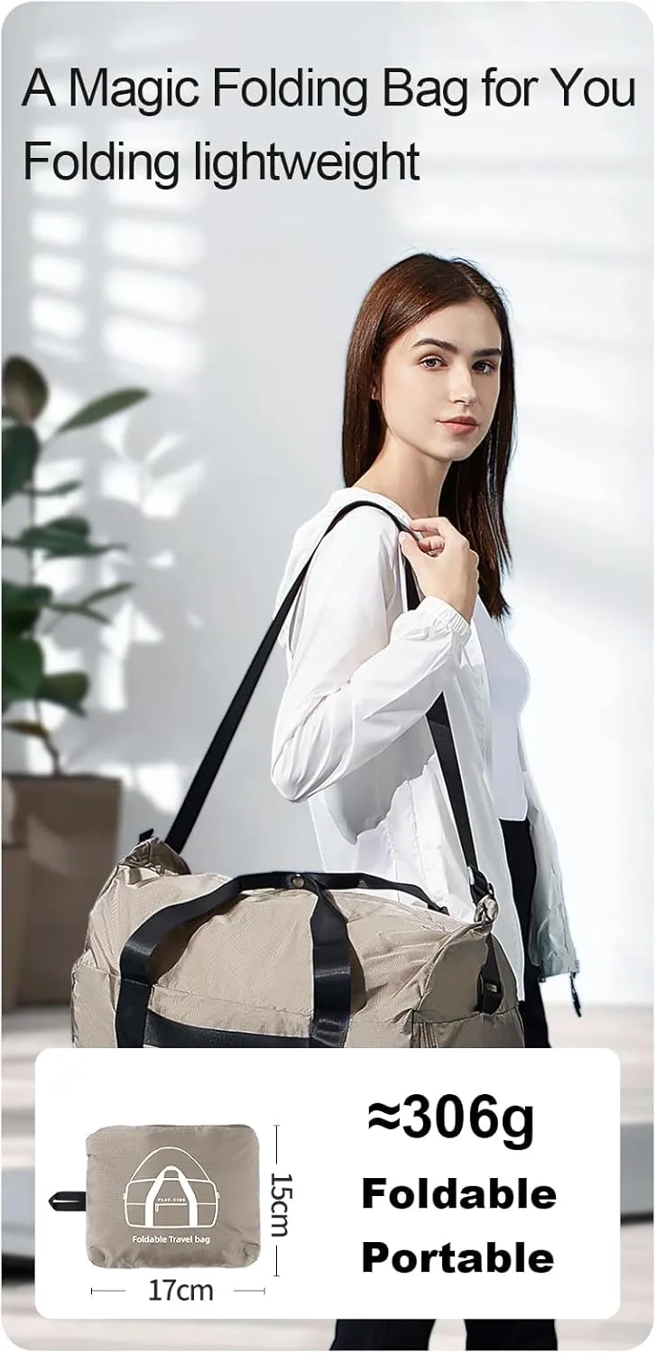 Foldable Waterproof Backpack, Outdoor Travel Folding Lightweight Bag, Sport Hiking Gym Mochila, Camping Trekking