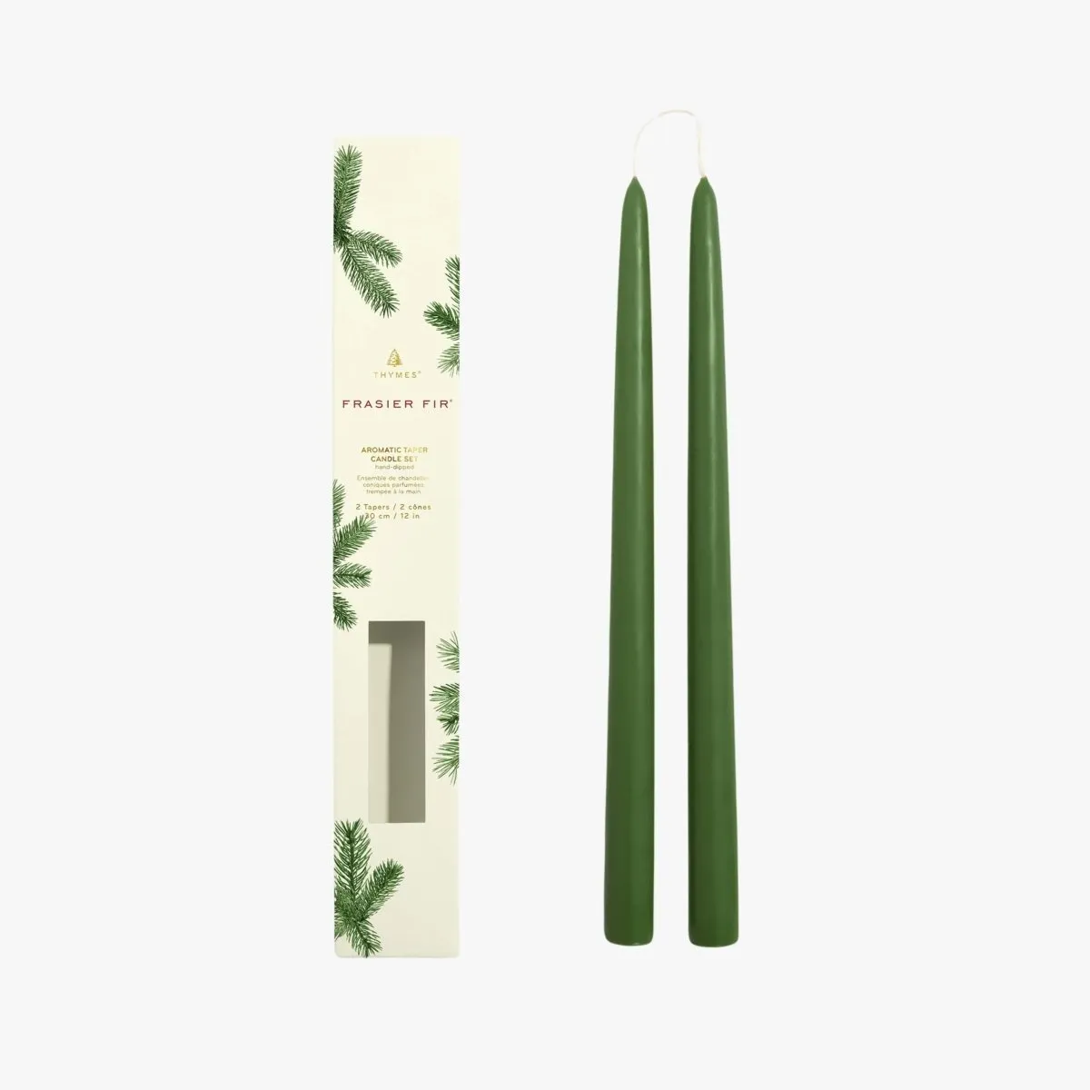 Frasier Fir 12" Taper Candles