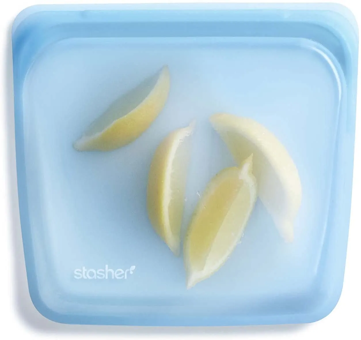 Frebw  Silicone Food Grade Reusable Storage Bag, Aqua (Bundle 4-Pack Small) | Reduce Single-Use Plastic | Cook, Store, Sous Vide, or Freeze | Leakproof, Dishwasher-Safe, Eco-friendly