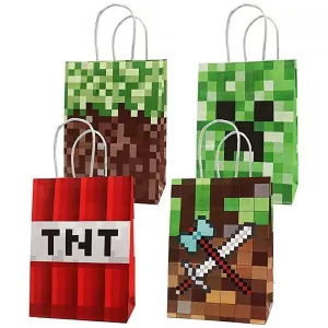 Fun Pixel Themed Gift Bag 40PCS