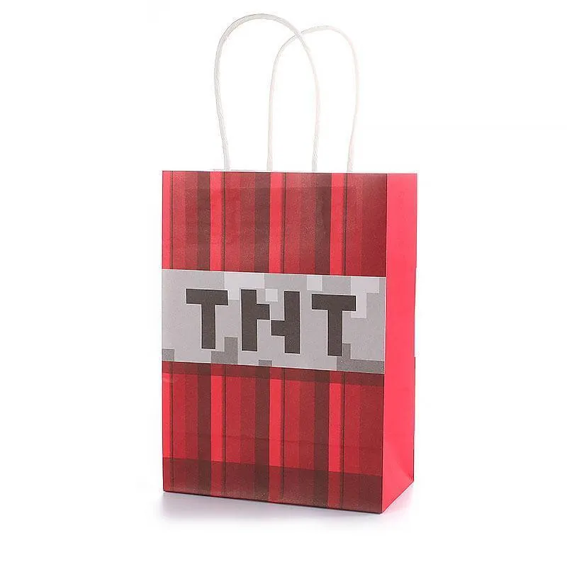 Fun Pixel Themed Gift Bag 40PCS