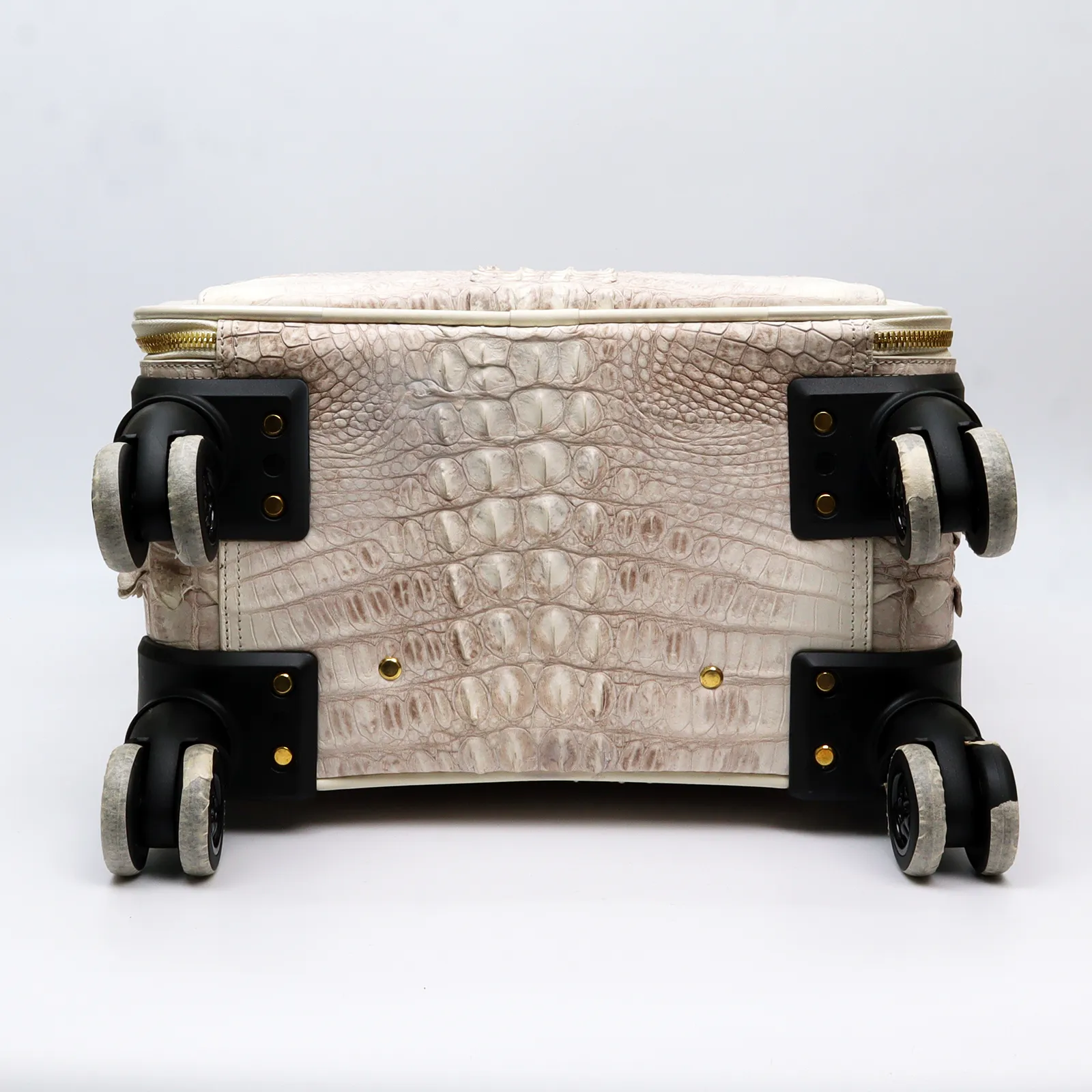 Genuine Crocodile Leather Luggage Bag Business Trolley Briefcase Travel Bag