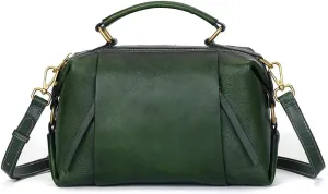 Genuine Leather Crossbody Bags for Women Wristlets Handbags Purse Small Satchel Clutch Shoulder Bag