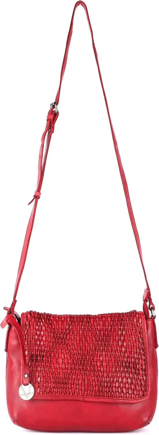 Genuine Leather Crossbody Sling Bags for Women, Bags for Women Trendy Casual Office Bag with Adjustable Strap