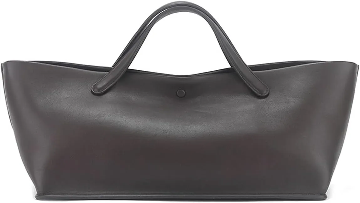 Genuine Leather Top Handle Tote Bags, Leather Satchels Bag,Casual Shoulder Hobo commuter Bag Waterproof for Women