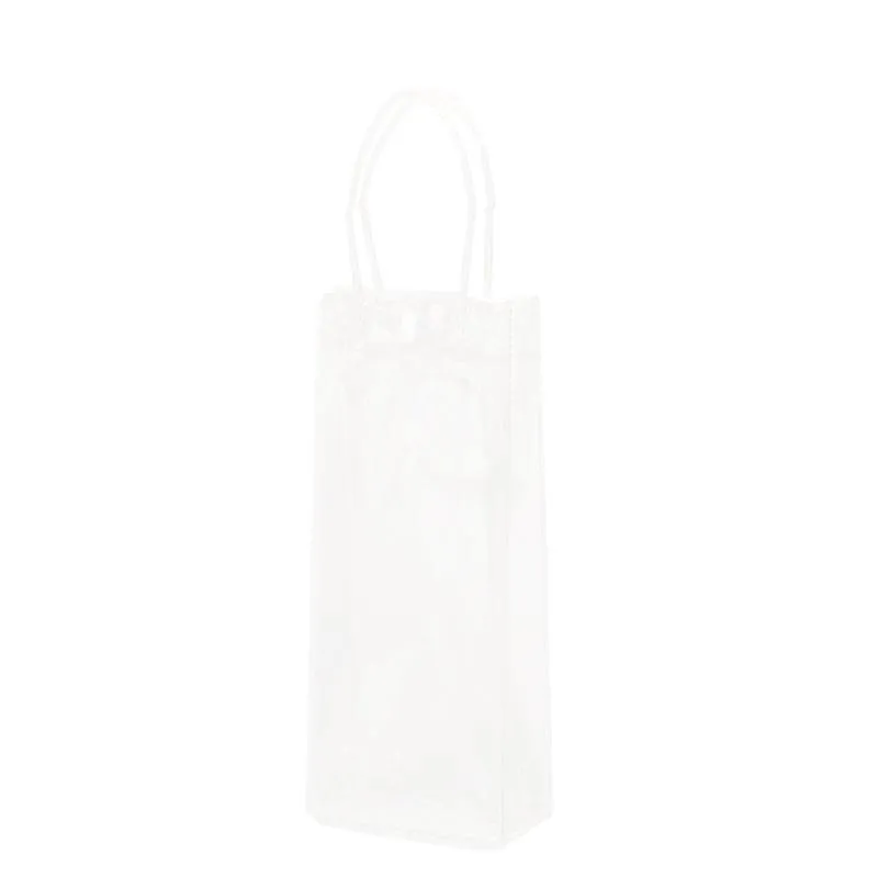 Gift Tote Bags With Snap Button 100PCS PVC Transparent