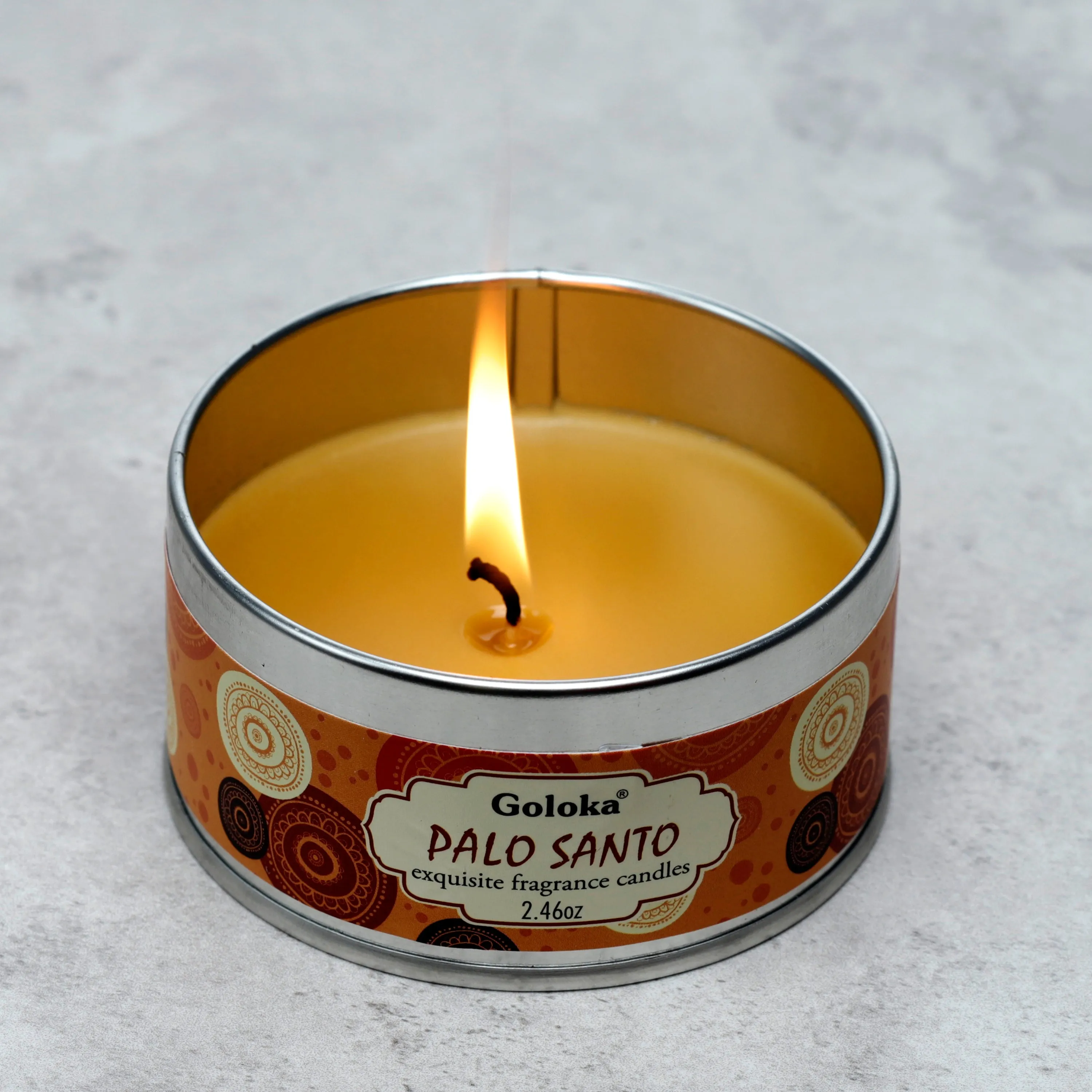 Goloka Palo Santo Soya Wax Candle Tin