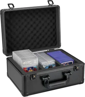 Graded Card Storage Box for PSA BGS SGC Cards, Toloader Storage Case Fits 3" x 4" 35PT Card Holders, Standard Trading Card Storage Box for MTG Baseball Sports Collectible Cards