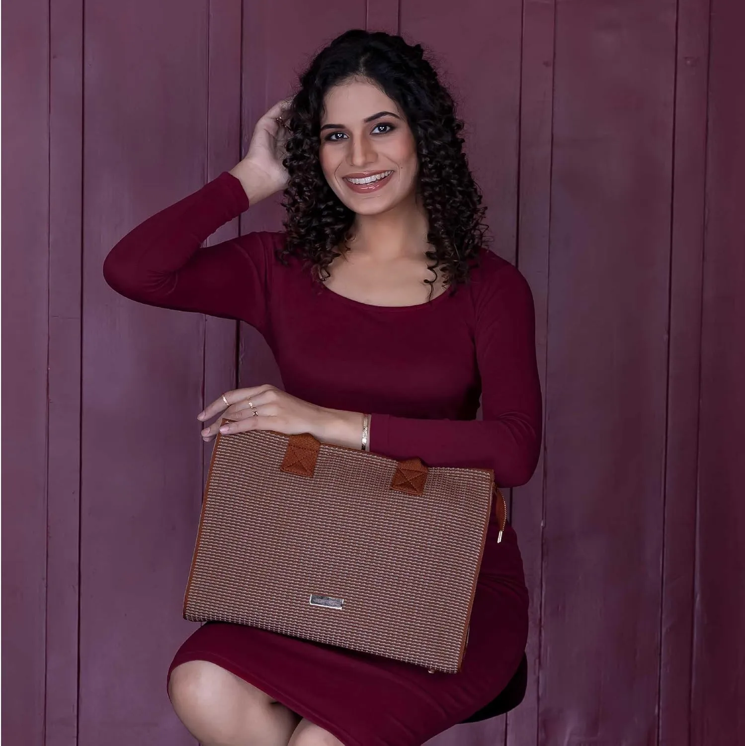 Grandeur Laptop Tote Bag for Women | Stylish, Spacious, & Multi-Functional Bag w/14 inch Laptop compartment