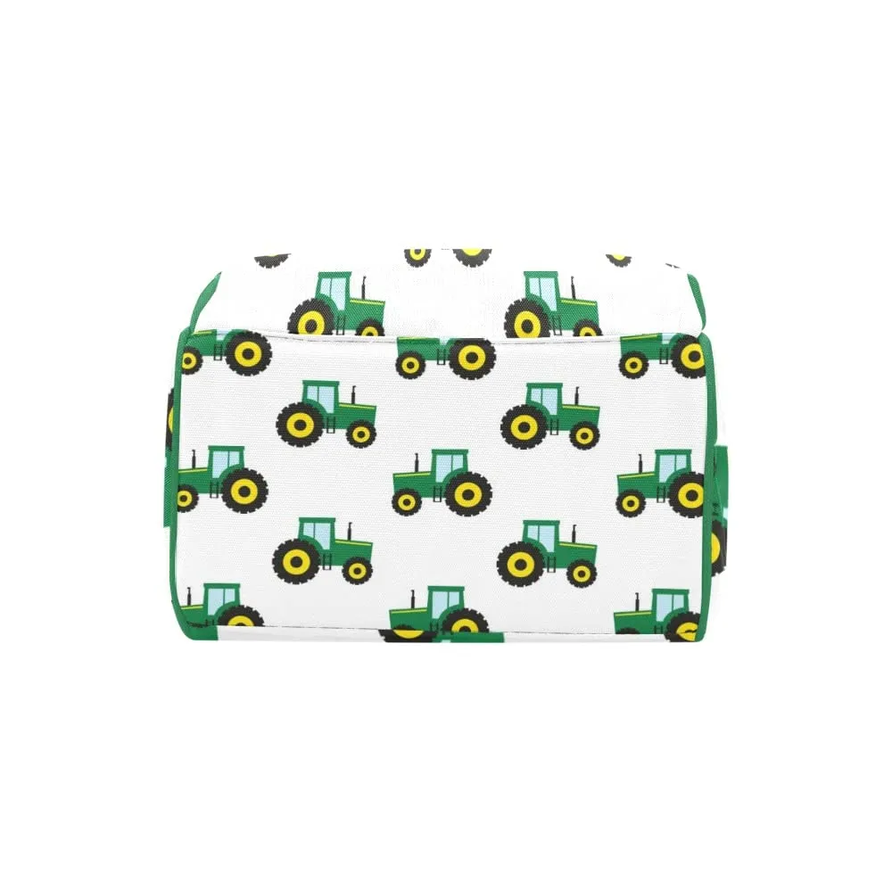 Green Car Diaper Bags Backpack with Name Personalized Baby Bag Nursing Nappy Bag Travel Tote Bag Gifts