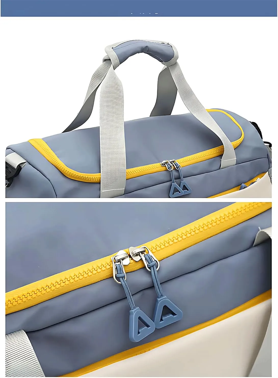 Gym Bag for Men with Shoe Compartment & Wet pocket, Sports bag for men, Tactical Duffle Bag for Men, Multipurpose Weekender Overnight Bag for Travel, Sports, Fitness & Workout (Blue)