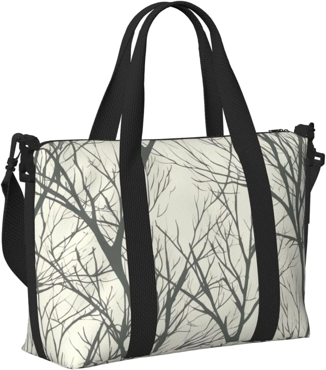 Gym Bag Tree Branch Duffel Bag for Men Women Travel Overnight Bag with Shoe Compartment Workout Bags