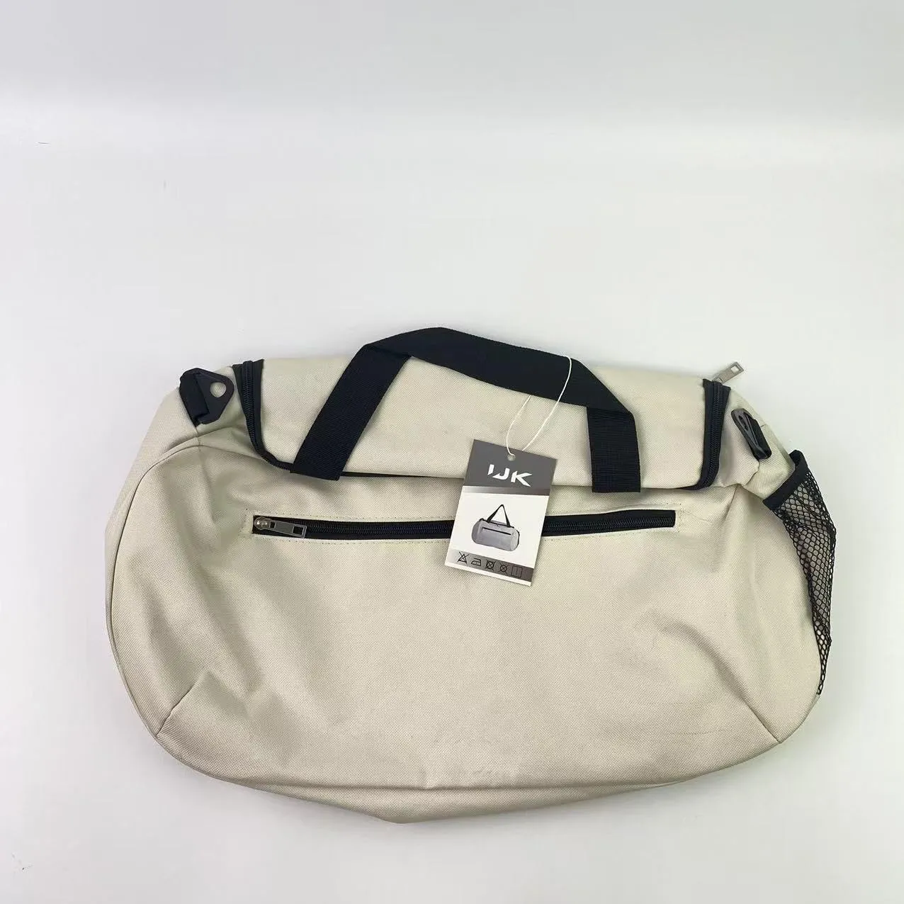 Gym bags - 40L/21 Inches Duffel Bag Small Duffle Bag for Men Weekender Bag with Water Bottle Pocket for Travel Sports - White