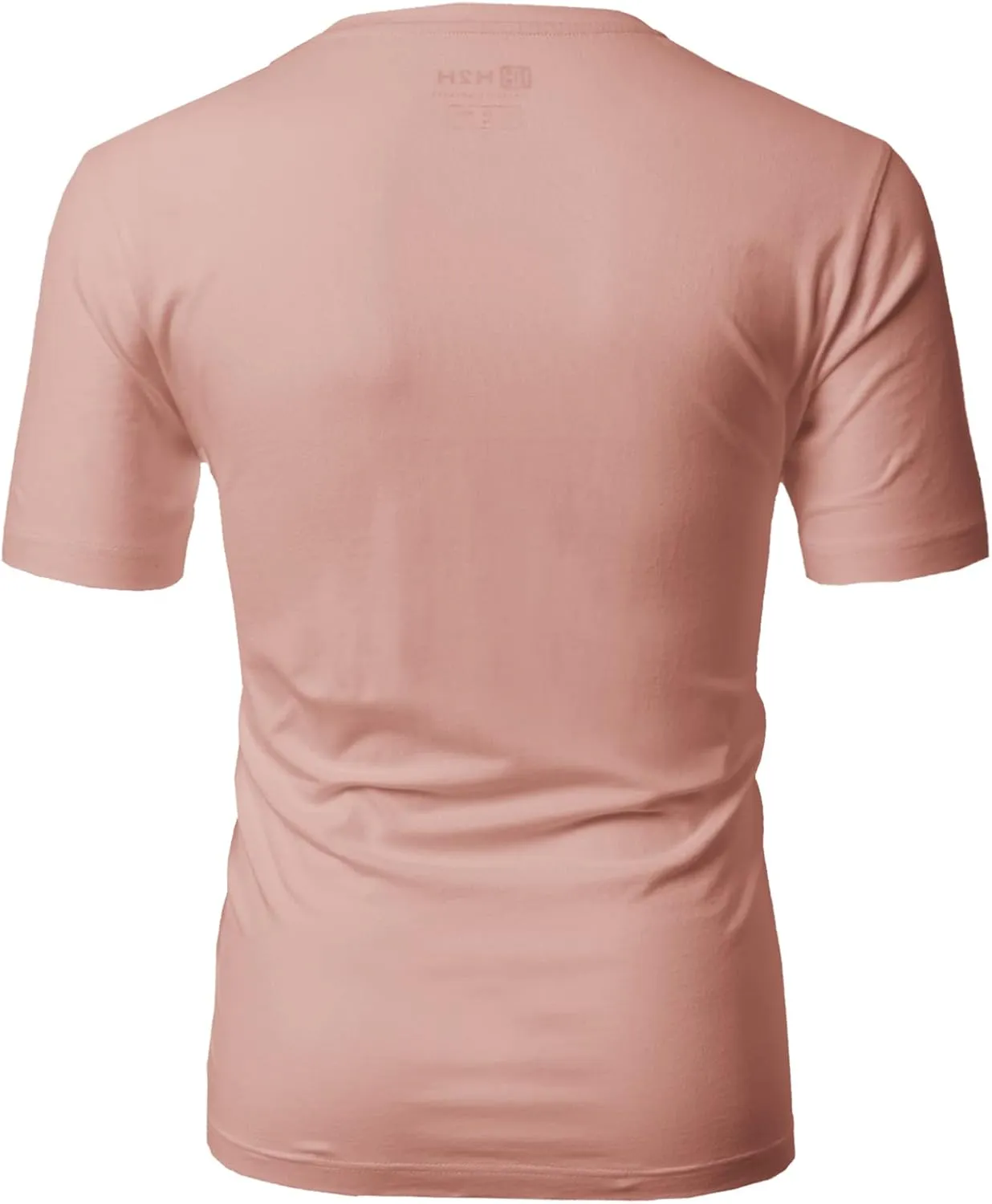 H2H Mens Casual Slim Fit Short Sleeve T-Shirts Soft Lightweight V-Neck/Crew-Neck Size XS to 3XL
