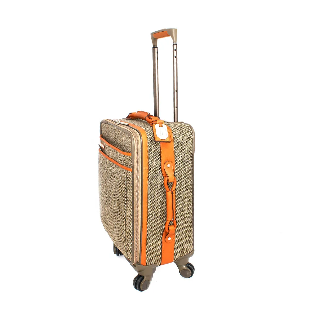 Hartmann Tweed Belting Spinner Natural Tweed