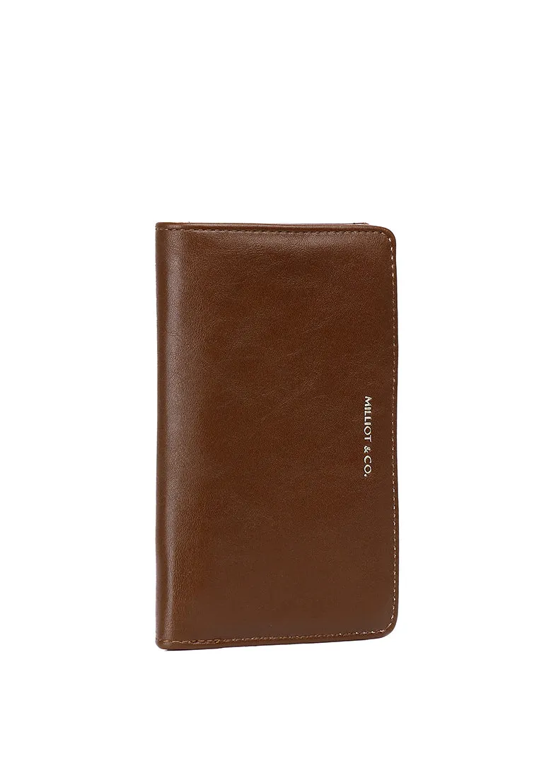 Heya Top-Zip Short Wallet (Brown)
