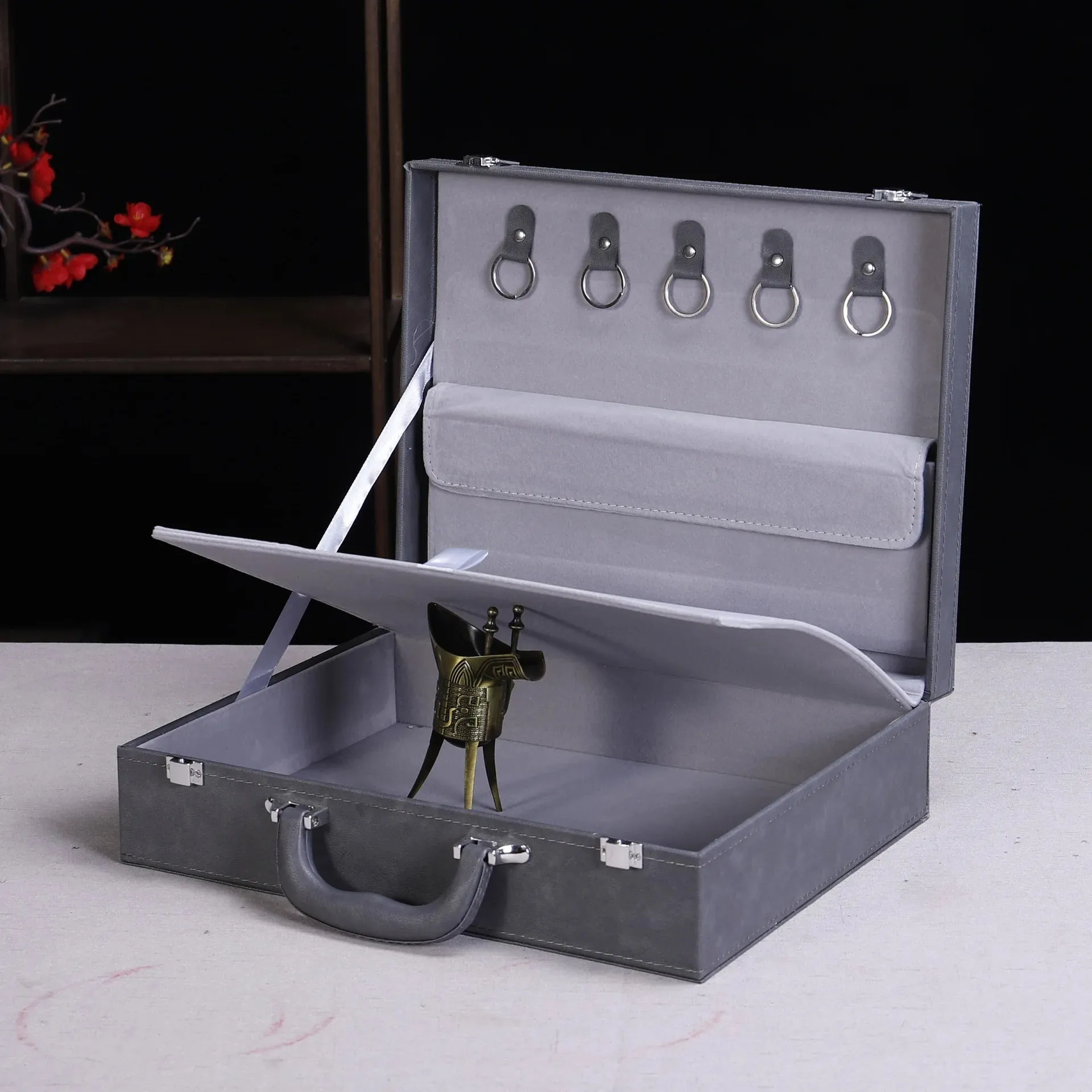 High End Spot House Delivery Box Real Estate Key Cases Policy Boolbox PU Handbag Briefcase